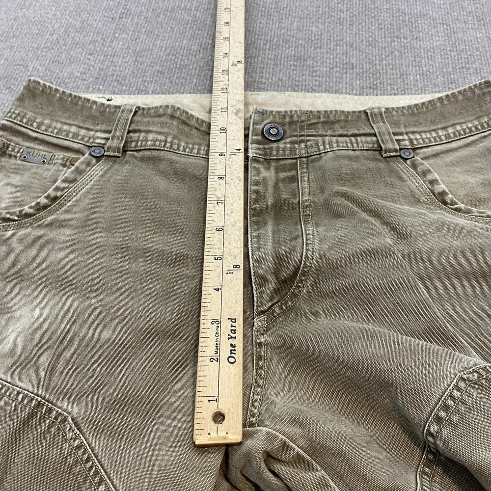 Kuhl The Law Pants Mens 36x32 Brown Vintage Patina Dye Hiking Gorpcore Outdoors